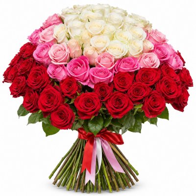 Mega-Strauß Rosen-Trio